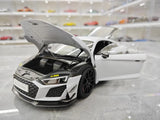 [KengFai] 1:18 Audi 2021 R8 GT RWD valkoinen pienoismalli Die-Cast