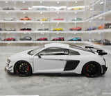 [KengFai] 1:18 Audi 2021 R8 GT RWD valkoinen pienoismalli Die-Cast