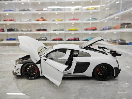 [KengFai] 1:18 Audi 2021 R8 GT RWD White Model Car Die-Cast