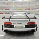 [KengFai] 1:18 Audi 2021 R8 GT RWD valkoinen pienoismalli Die-Cast