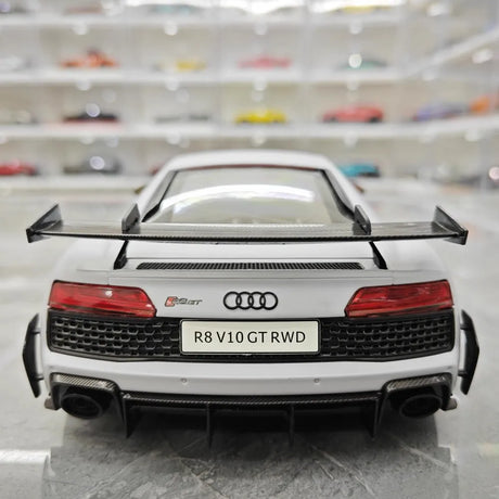 [KengFai] 1:18 Audi 2021 R8 GT RWD White Model Car Die-Cast