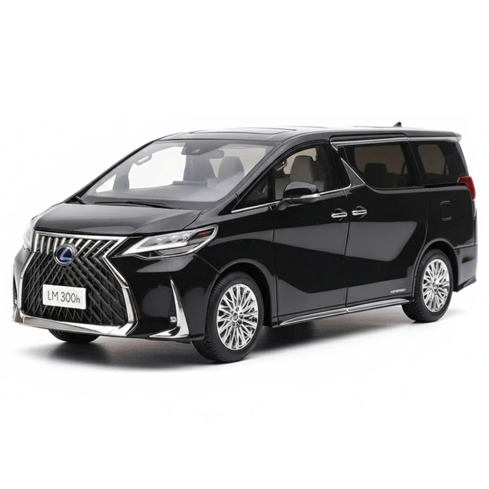 [KengFai] 1:18 Lexus 2020 LM 300h Black Model Car Die-Cast