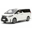 [KengFai] 1:18 Lexus 2020 LM 300h vit modellbil Die-Cast