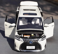 [KengFai] 1:18 Lexus 2020 LM 300h bianco modellino di auto Die-Cast