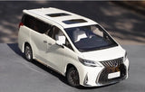 [KengFai] 1:18 Lexus 2020 LM 300h vit modellbil Die-Cast