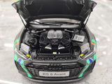 [Kiloworks] 1:18 Audi 2021 RS6 Avant C8 HKS Model Car Die-Cast