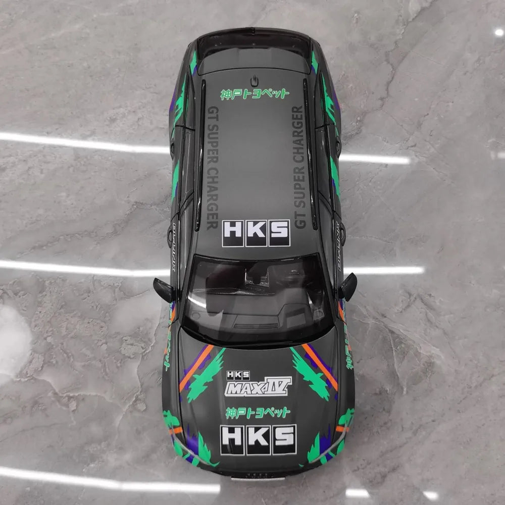 [Kiloworks] 1:18 Audi 2021 RS6 Avant C8 HKS Model Car Die-Cast