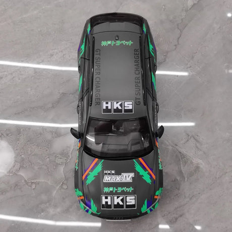 [Kiloworks] 1:18 Audi 2021 RS6 Avant C8 HKS Model Car Die-Cast