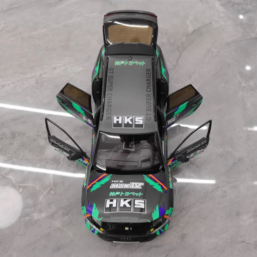 [Kiloworks] 1:18 Audi 2021 RS6 Avant C8 HKS Model Car Die-Cast