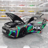 [Kiloworks] 1:18 Audi 2021 RS6 Avant C8 HKS Model Car Die-Cast