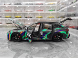 [Kiloworks] 1:18 Audi 2021 RS6 Avant C8 HKS Model Car Die-Cast
