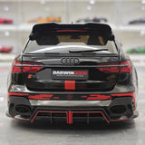 [KiloWorks] 1:18 Audi 2021 RS6 Avant DarwinPRO musta pienoismalli Die-Cast