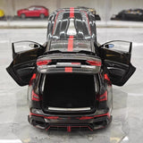 [KiloWorks] 1:18 Audi 2021 RS6 Avant DarwinPRO musta pienoismalli Die-Cast