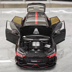 [KiloWorks] 1:18 Audi 2021 RS6 Avant DarwinPRO Black Model Car Die-Cast