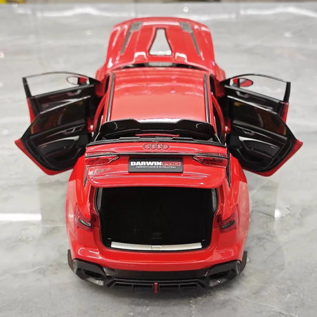 [Kiloworks] 1:18 Audi 2021 RS6 Avant DarwinPRO Red Model Car Die-Cast