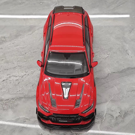 [Kiloworks] 1:18 Audi 2021 RS6 Avant DarwinPRO Red Model Car Die-Cast