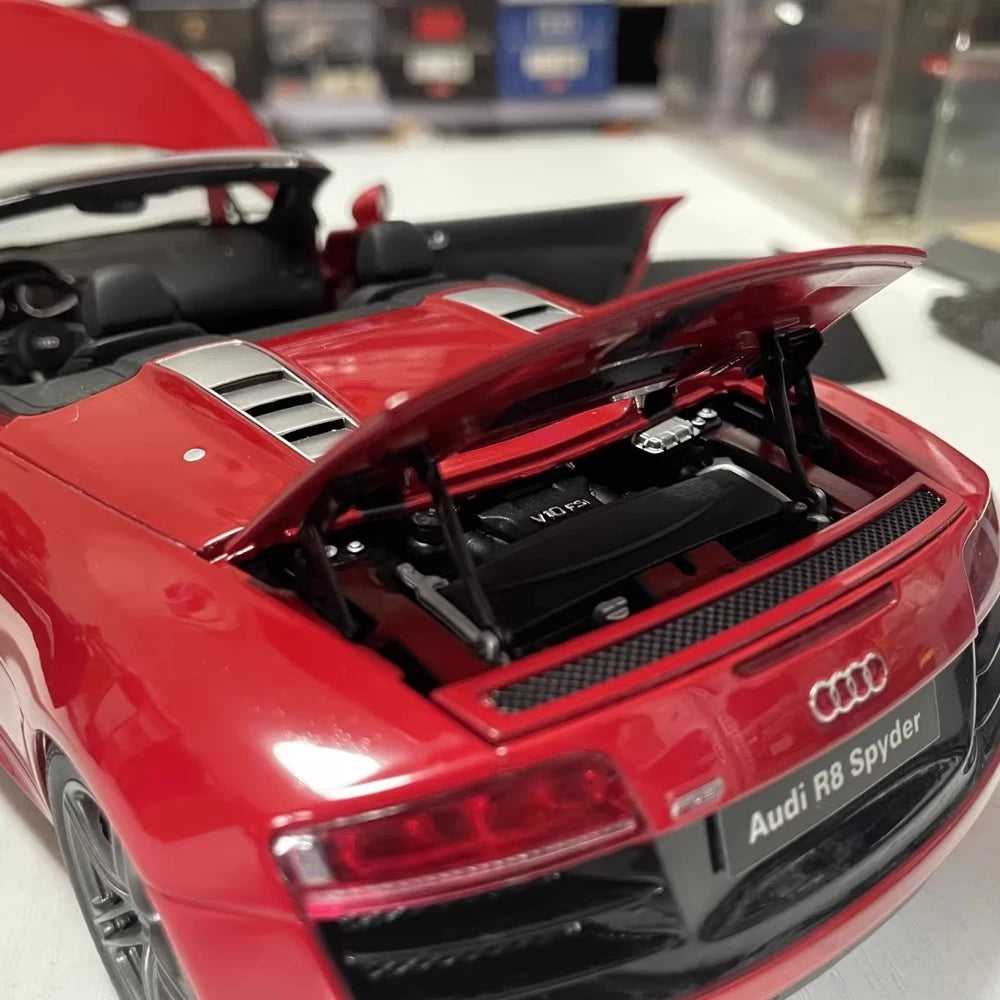 [Kyosho] 1:18 Audi 2010 R8 Spyder V10 Red Model Car Die-Cast