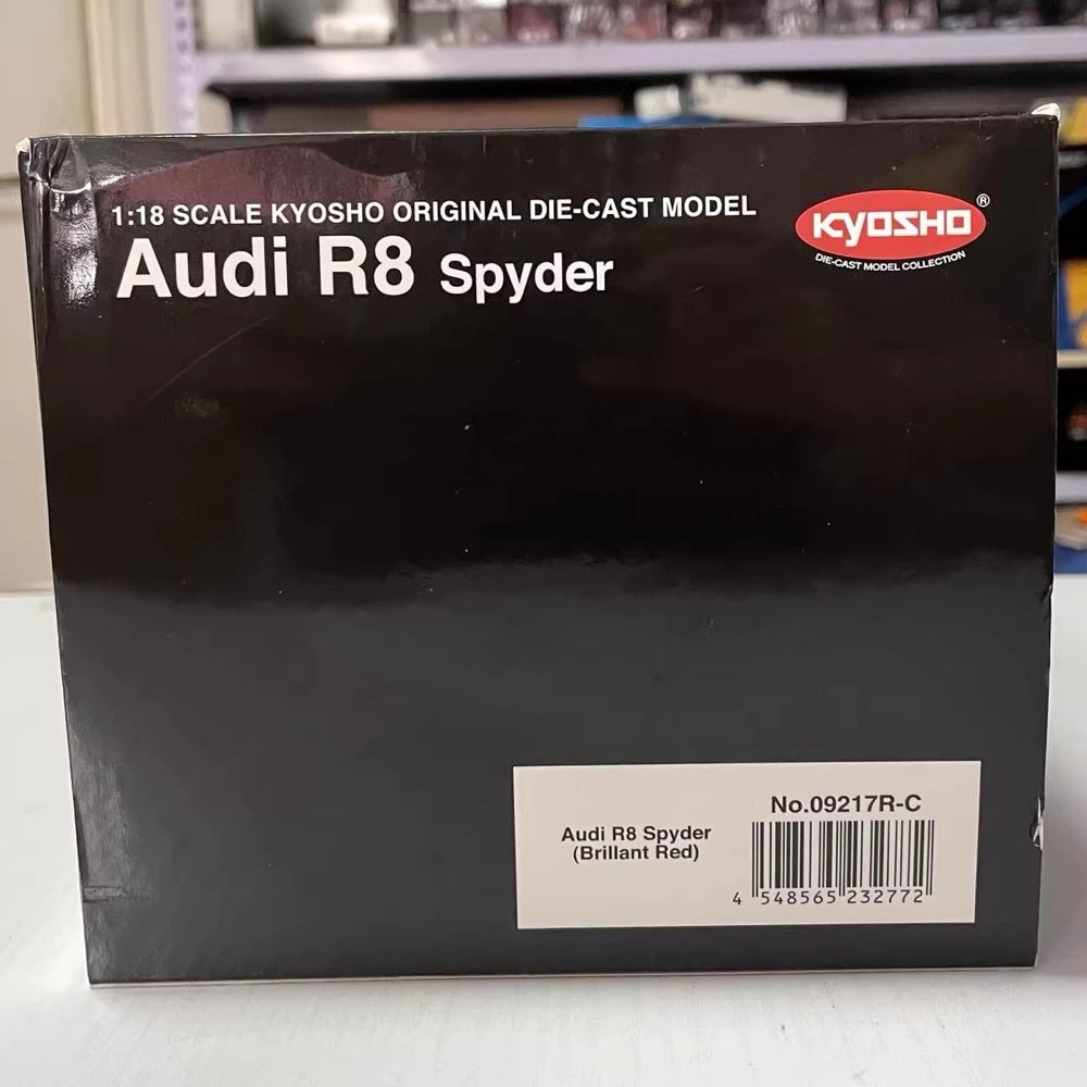 [Kyosho] 1:18 Audi 2010 R8 Spyder V10 Red Model Car Die-Cast
