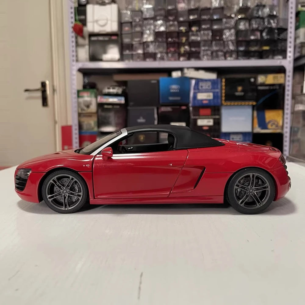 [Kyosho] 1:18 Audi 2010 R8 Spyder V10 Red Model Car Die-Cast