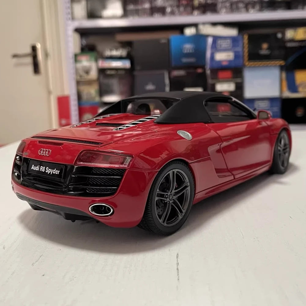 [Kyosho] 1:18 Audi 2010 R8 Spyder V10 Red Model Car Die-Cast