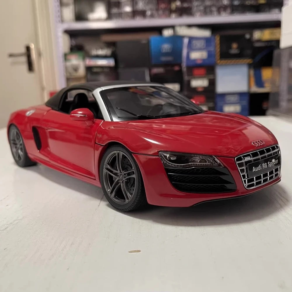 [Kyosho] 1:18 Audi 2010 R8 Spyder V10 Red Model Car Die-Cast