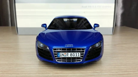 [Kyosho] 1:18 Audi 2011 R8 5.2 FSI Quattro Blue Model Car Die-Cast