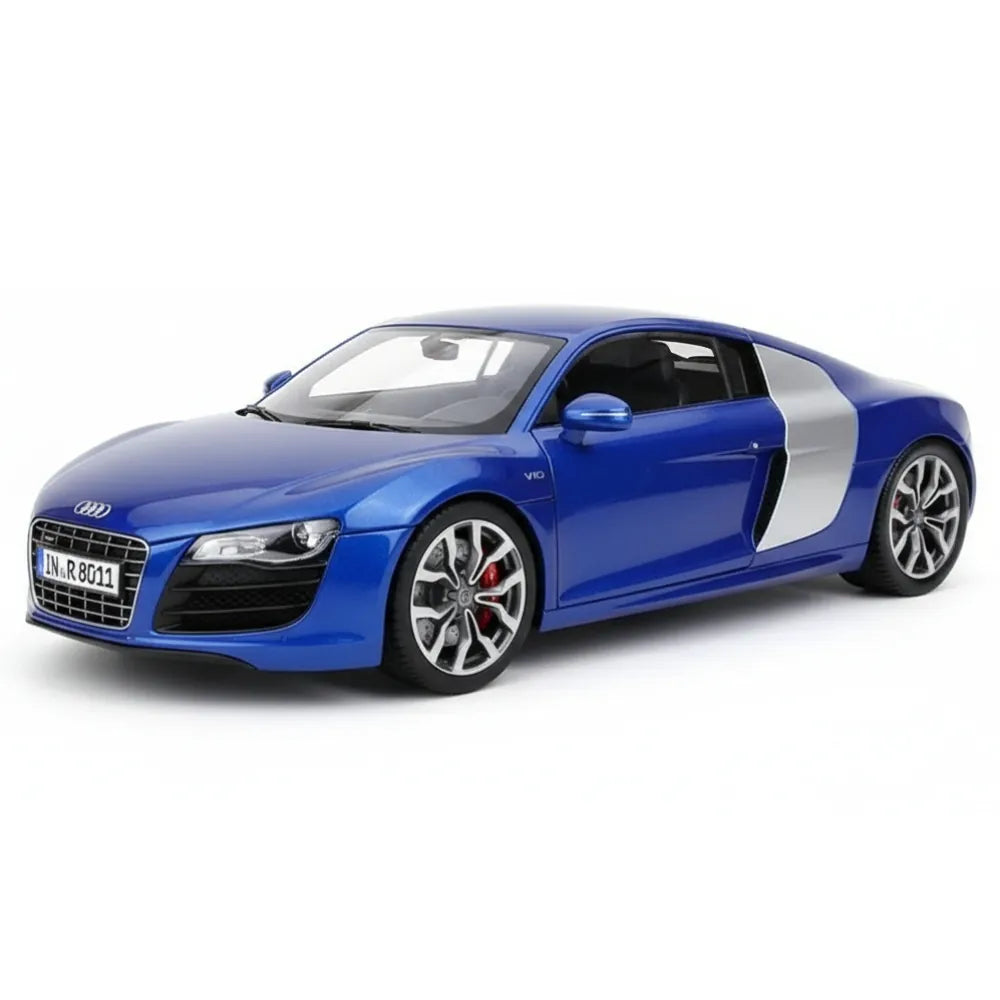 [Kyosho] 1:18 Audi 2011 R8 5.2 FSI Quattro Blue Model Car Die-Cast