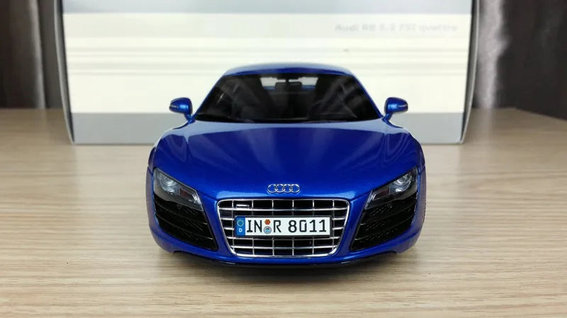 [Kyosho] 1:18 Audi 2011 R8 5.2 FSI Quattro Blue Model Car Die-Cast