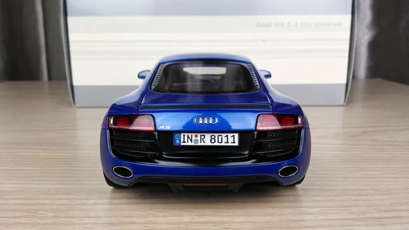 [Kyosho] 1:18 Audi 2011 R8 5.2 FSI Quattro Blue Model Car Die-Cast