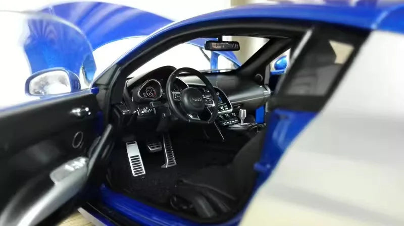[Kyosho] 1:18 Audi 2011 R8 5.2 FSI Quattro Blue Model Car Die-Cast