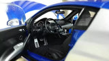 [Kyosho] 1:18 Audi 2011 R8 5.2 FSI Quattro Blue Model Car Die-Cast