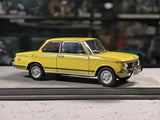 [Kyosho] 1:18 BMW 1971 2002 tii Yellow Model Car Die-Cast