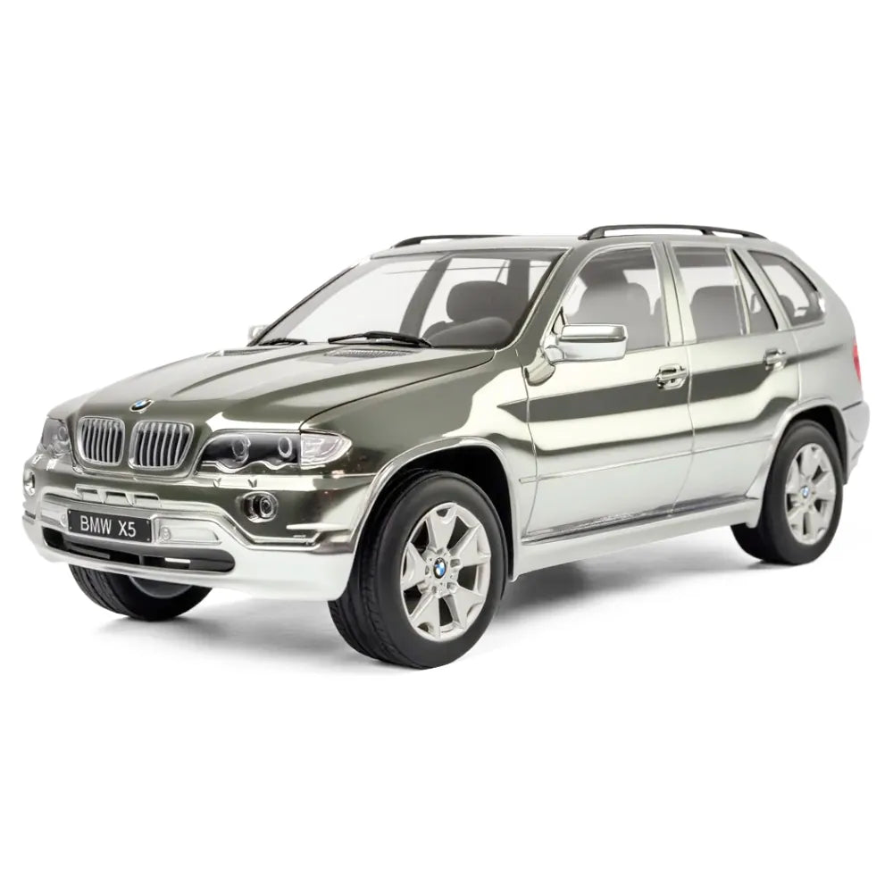 [Kyosho] 1:18 BMW 2000 E53 X5 4.4i zilver Plating modelauto Die-Cast