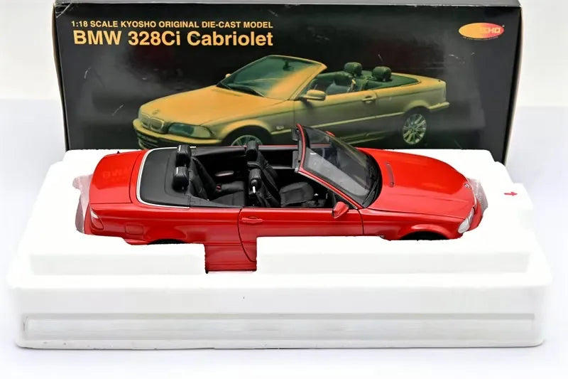 [Kyosho] 1-18 BMW 2003 E46 328Ci Cabriolet Red Model Car Die-Cast