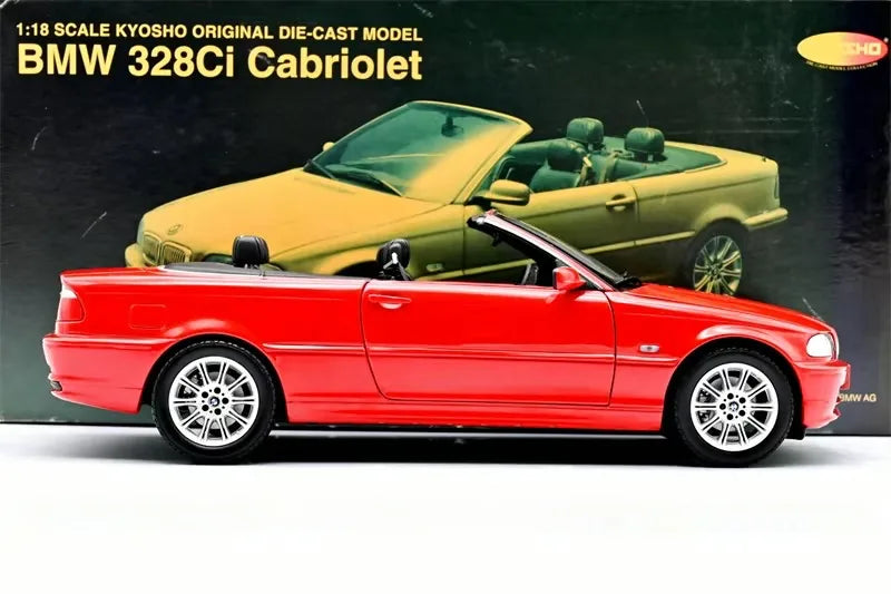 [Kyosho] 1-18 BMW 2003 E46 328Ci Cabriolet Red Model Car Die-Cast