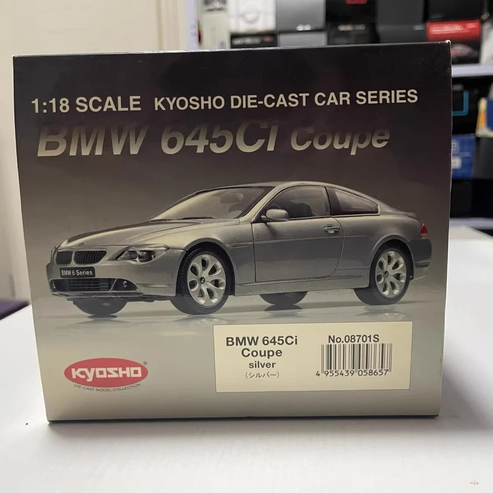 [Kyosho] 1:18 BMW 2003 E63 645Ci Coupe Gray Model Car Die-Cast