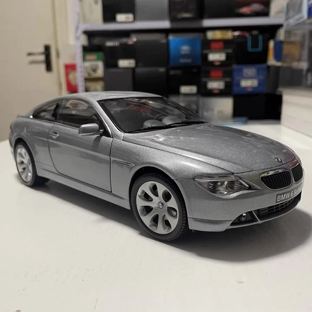 [Kyosho] 1:18 BMW 2003 E63 645Ci Coupe Gray Model Car Die-Cast
