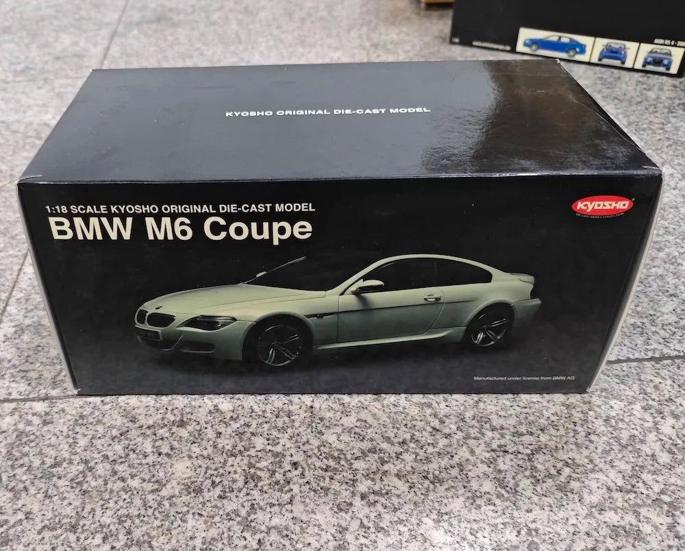 [Kyosho] 1:18 BMW 2005 E63 M6 Coupe wit modelauto Die-Cast