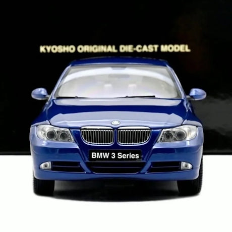 [Kyosho] 1:18 BMW 2005 E90 330i Blue Model Car Die-Cast