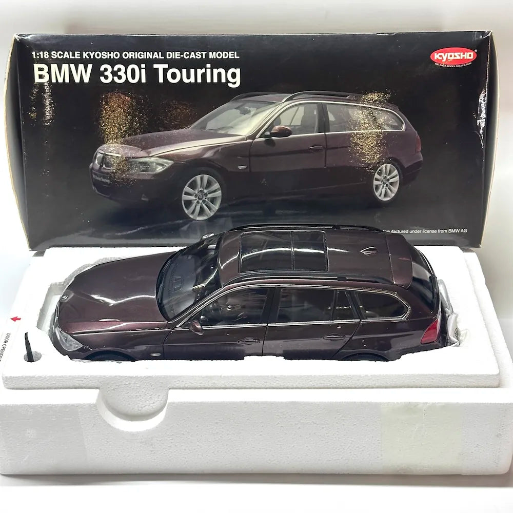[Kyosho] 1:18 BMW 2005 E91 330i Touring Wine Model Car Die-Cast