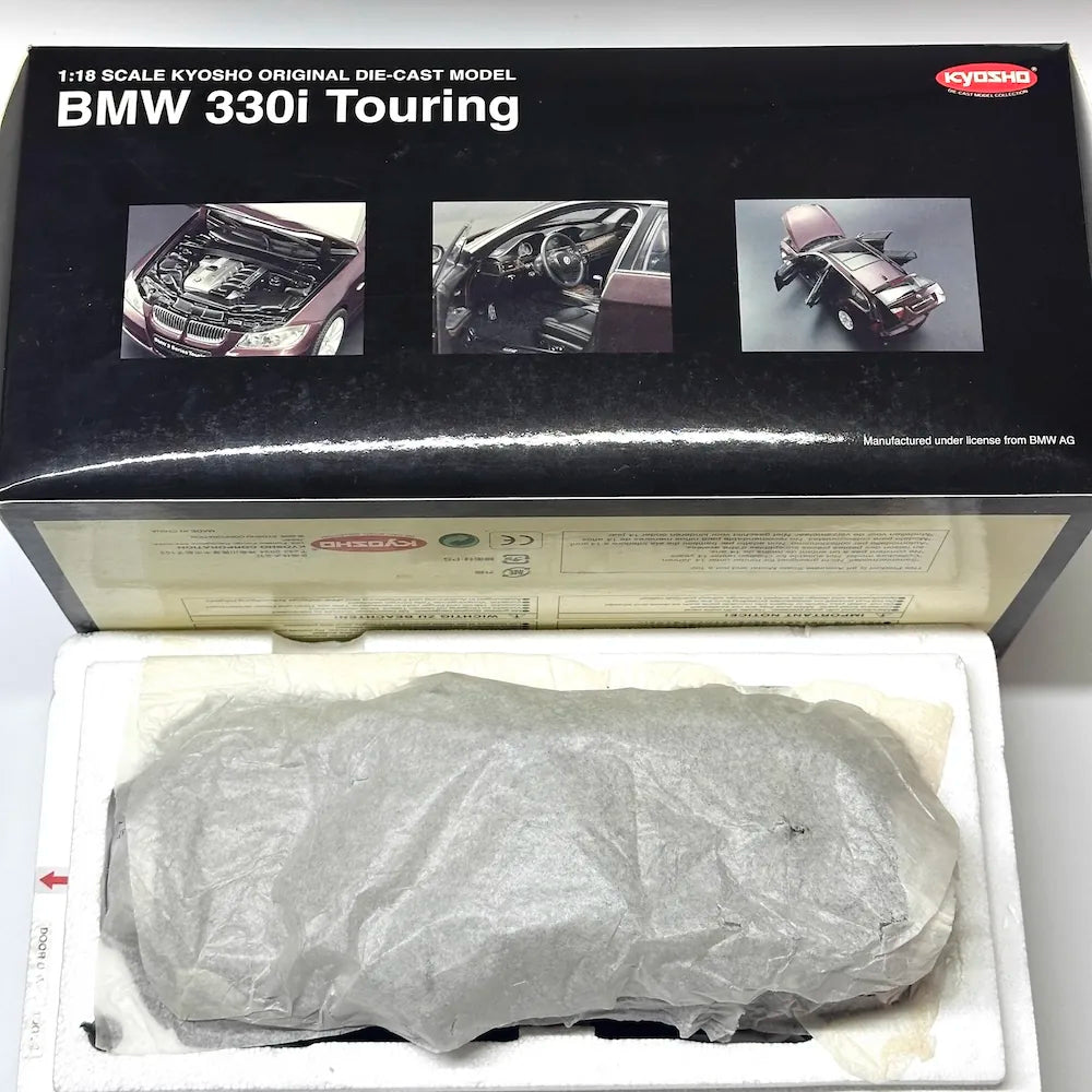 [Kyosho] 1:18 BMW 2005 E91 330i Touring Wine Model Car Die-Cast