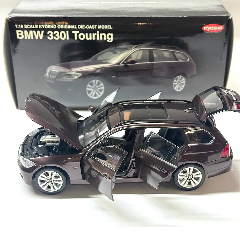 [Kyosho] 1:18 BMW 2005 E91 330i Touring Wine Model Car Die-Cast