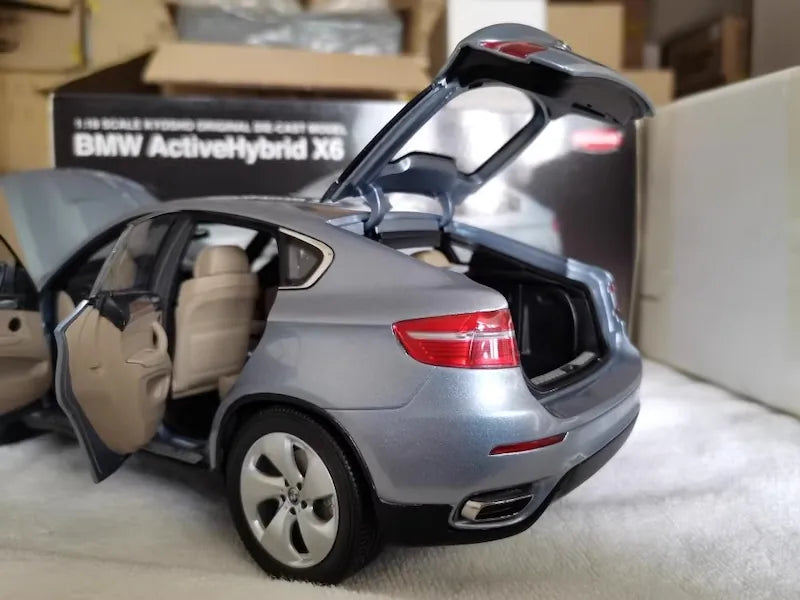 [Kyosho] 1:18 BMW 2008 E71 X6 Blue Model Car Die-Cast