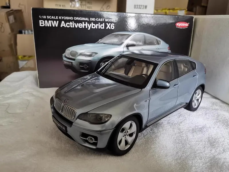 [Kyosho] 1:18 BMW 2008 E71 X6 Blue Model Car Die-Cast