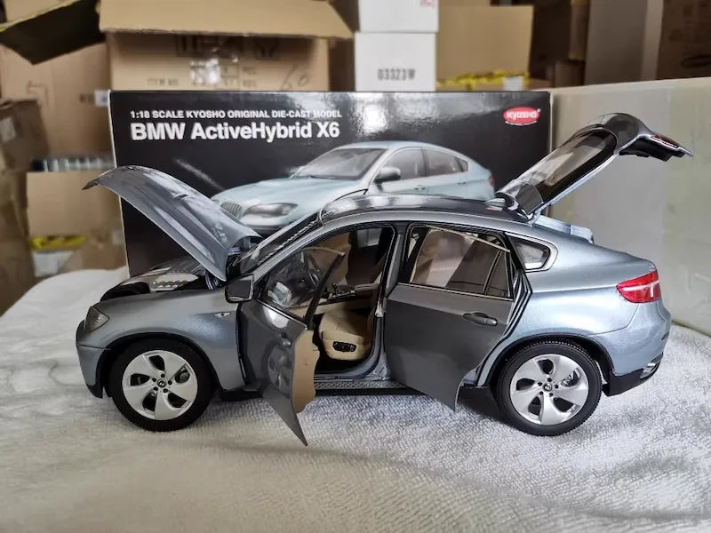 [Kyosho] 1:18 BMW 2008 E71 X6 Blue Model Car Die-Cast