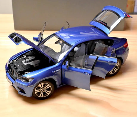 [Kyosho] 1:18 BMW 2009 E71 X6M Blue Model Car Die-Cast