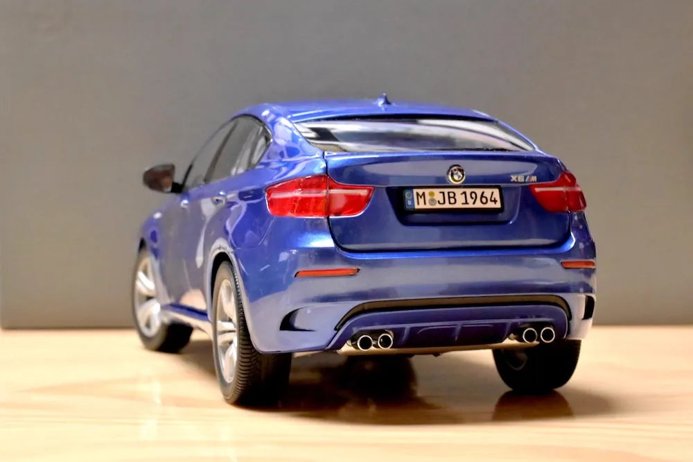 [Kyosho] 1:18 BMW 2009 E71 X6M Blue Model Car Die-Cast