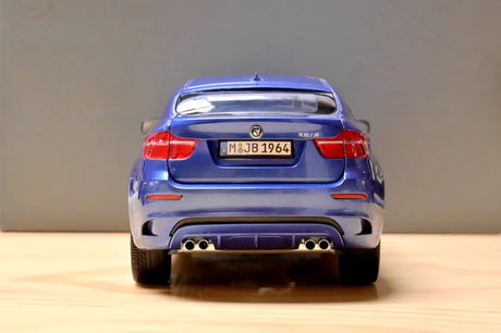 [Kyosho] 1:18 BMW 2009 E71 X6M Blue Model Car Die-Cast