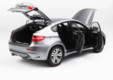 [Kyosho] 1:18 BMW 2009 E71 X6M Silver Model Car Die-Cast