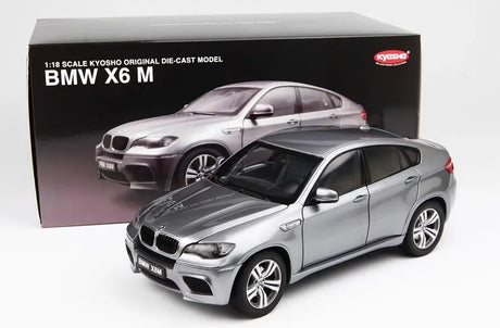 [Kyosho] 1:18 BMW 2009 E71 X6M Silver Model Car Die-Cast